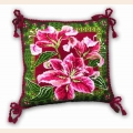 Набор для вышивания нитками РИОЛИС "Подушка Лилии"