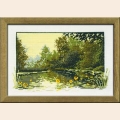 Набор для вышивания нитками РИОЛИС "Дикий пруд"