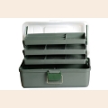 Коробка для мелочей ЯР-3 (360х210х200) / 3лифта цв. белый/зеленый