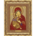 Схема для вышивания бисером ТМ ВЕЛИССА "Богородица Владимирская"