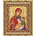 Схема для вышивания бисером ТМ ВЕЛИССА "Пресвятая Богородица Утоли моя печали"