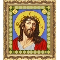 Схема для вышивания бисером ТМ ВЕЛИССА "Иисус в терновом венце"