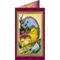 Набор для вышивания бисером АБРИС АРТ "Пасхальная открытка - 3" 